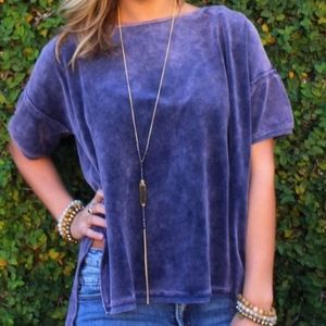 Violet Velvet Tee
